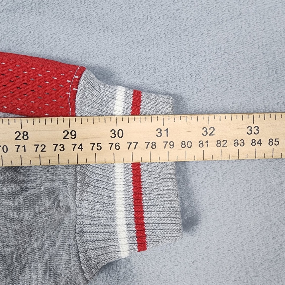 Vintage Chicago Blackhawks Sweatshirt Mens Gray Lee Sport NHL Embroidered - Picture 14 of 16